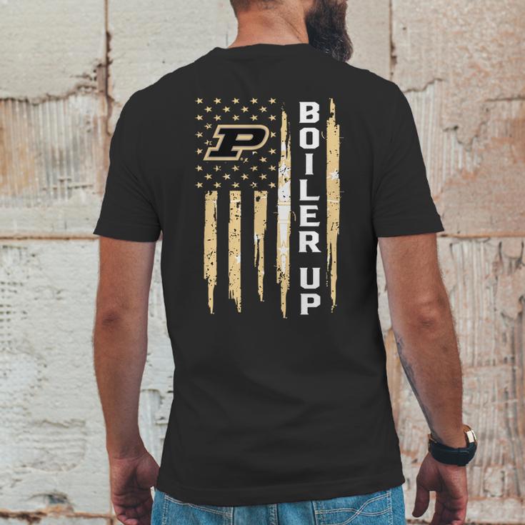 America Purdue Boiler Up Flag Mens Back Print T-shirt Funny Gifts