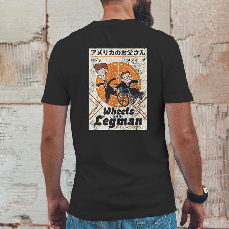 American Dad Wheels And The Legman Mens Back Print T-shirt Funny Gifts