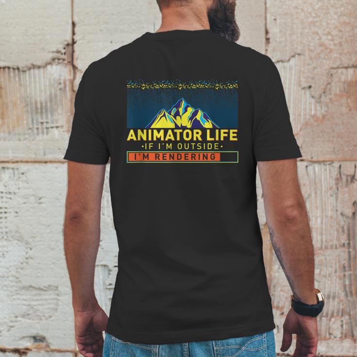 Animator Life Animation Visual Artist Rendering Graphic Art Mens Back Print T-shirt Funny Gifts