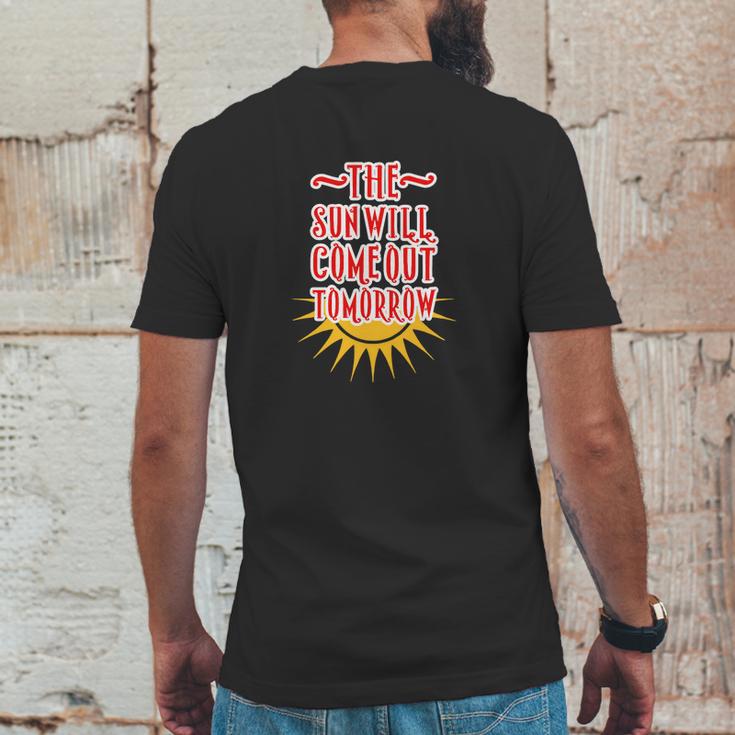 Annie - The Sun Will Come Out Tomorrow Mens Back Print T-shirt Funny Gifts