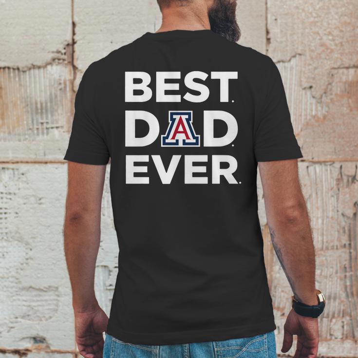 Arizona Wildcats_Best Dad Ever Mens Back Print T-shirt Funny Gifts