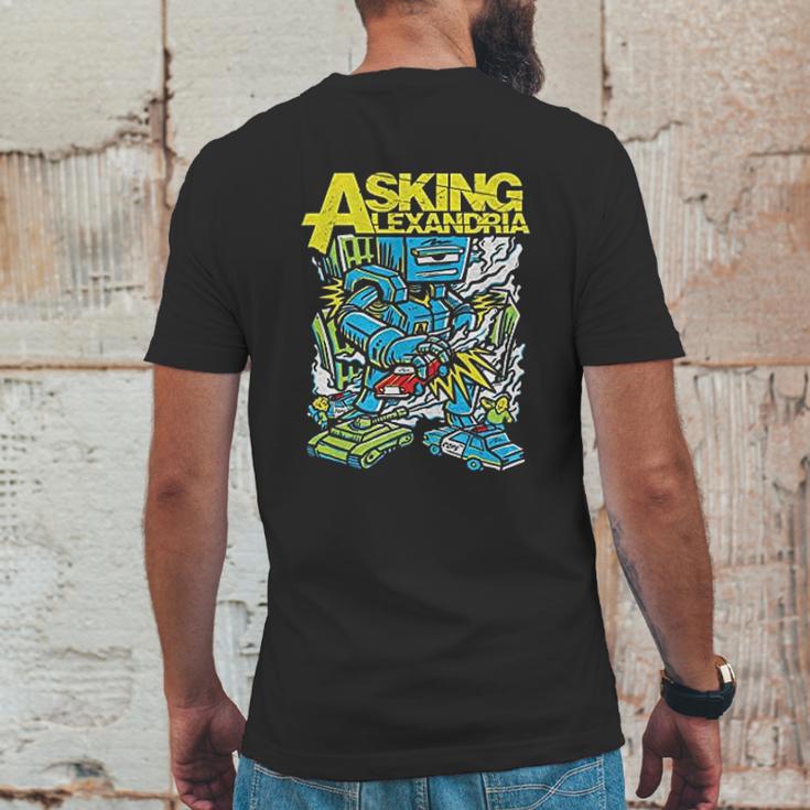 Asking Alexandria Robot Mens Back Print T-shirt Funny Gifts