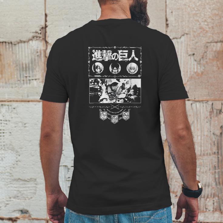 Attack On Titan Ornate Collage Mens Back Print T-shirt Funny Gifts