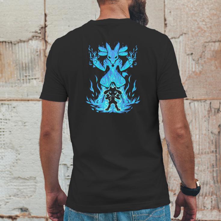 The Aura Within Lucario Riolu Mens Back Print T-shirt Funny Gifts