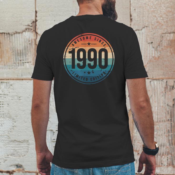 Awesome Since 1990 - 32 Years Old 32Nd Birthday Gift Mens Back Print T-shirt Funny Gifts