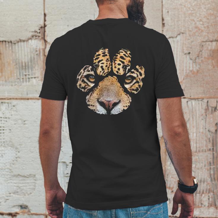 Awesome Jaguar Paw Print Mens Back Print T-shirt Funny Gifts