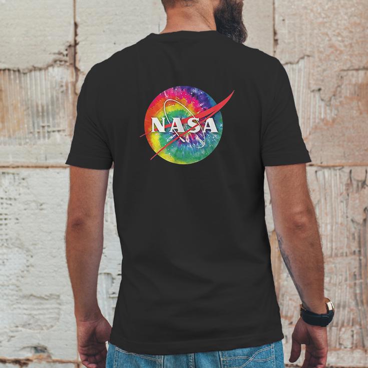 Awesome Tie Dye Nasa Hippie Nasa Gift Idea Mens Back Print T-shirt Funny Gifts