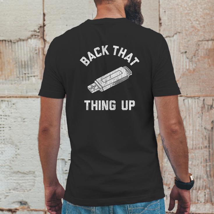 Back That Thing Up Computer Rap Lyrics Mens Back Print T-shirt Funny Gifts