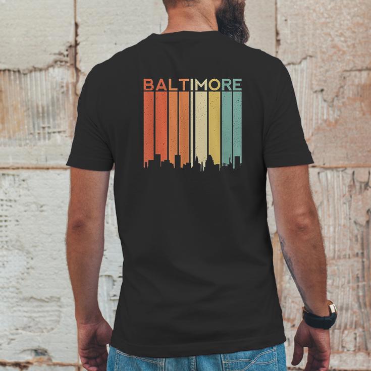 Baltimore Maryland Vintage Mens Back Print T-shirt Funny Gifts