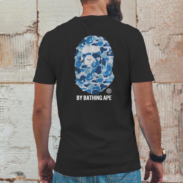 By Bape Abc Blue Camo T-Shirt Mens Back Print T-shirt Funny Gifts