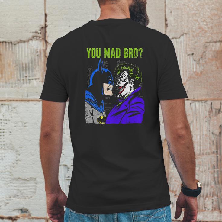 Batman Joker Mad Bro Mens Back Print T-shirt Funny Gifts