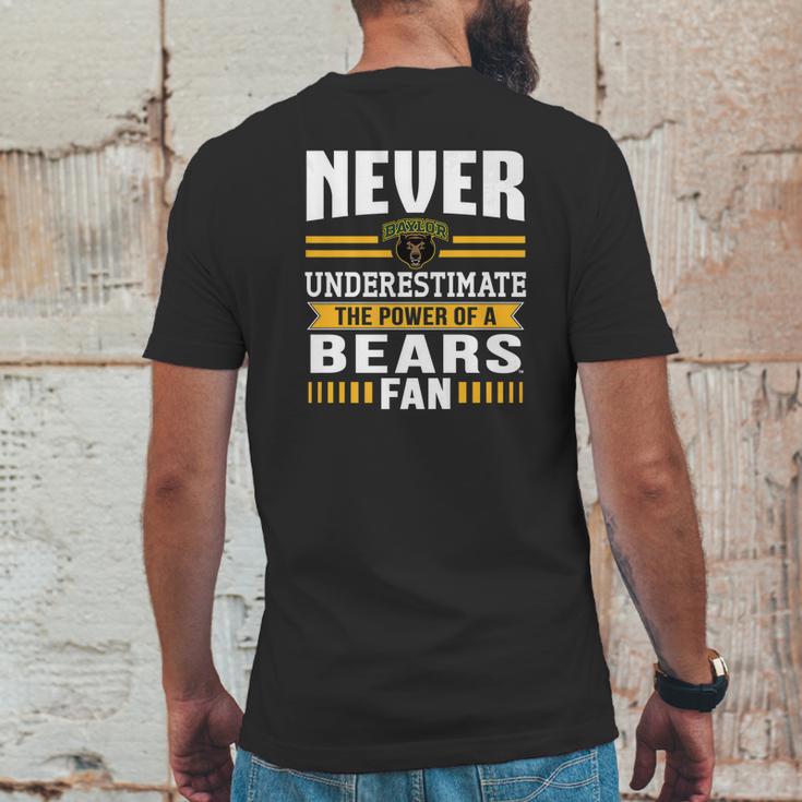 Baylor Bears Never Underestimate Apparel Mens Back Print T-shirt Funny Gifts