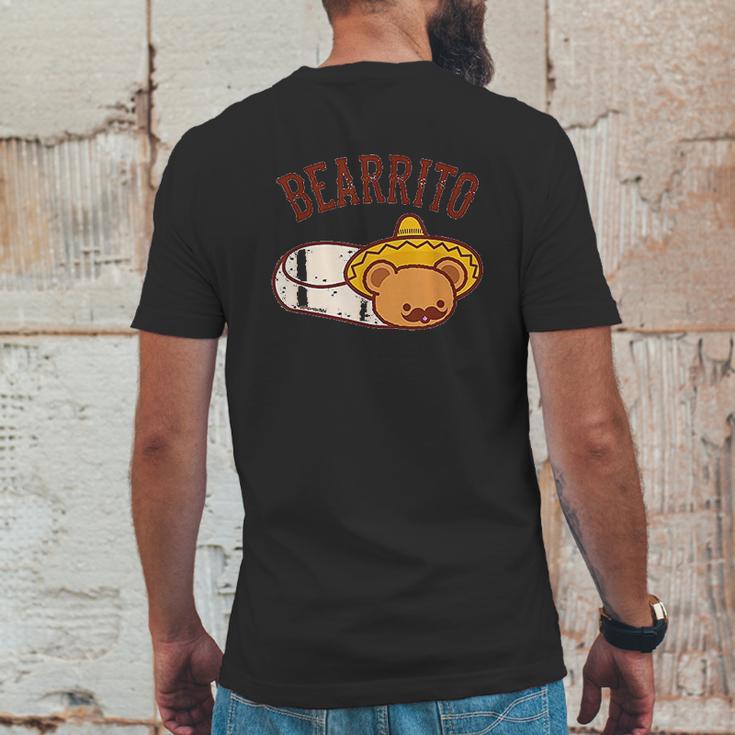 Bearrito Bear Burrito Mens Back Print T-shirt Funny Gifts