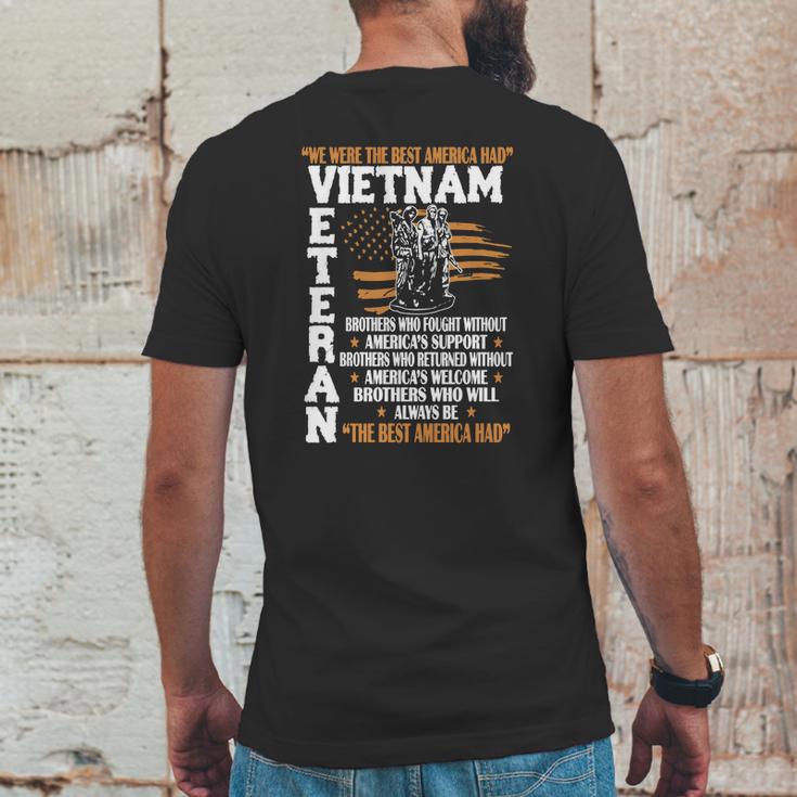 We Were The Best America Vietnam Veteran Mens Back Print T-shirt Funny Gifts