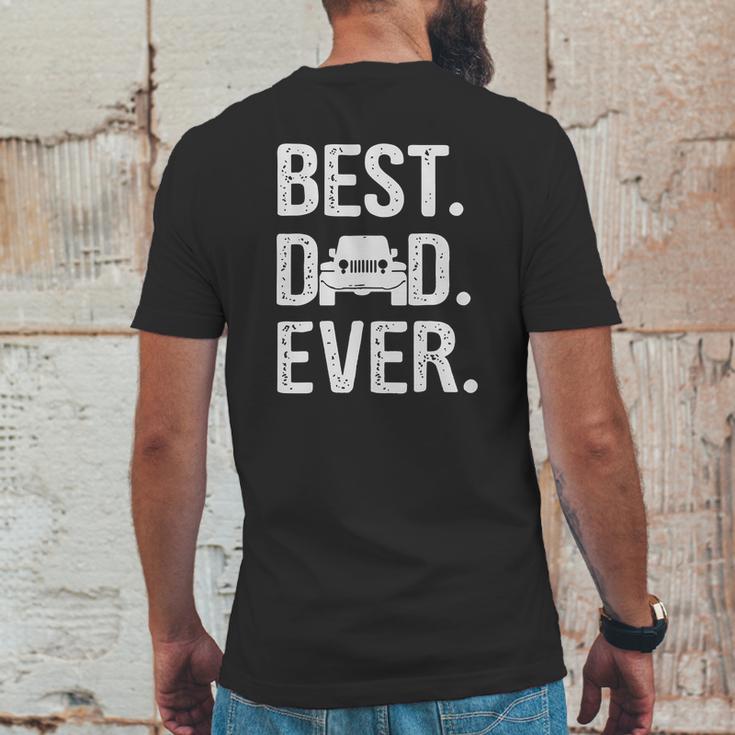 Best Dad Jeep Ever Mens Back Print T-shirt Funny Gifts