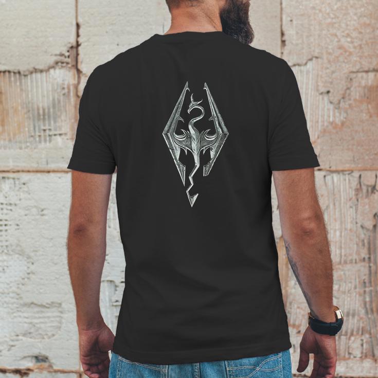 Bioworld Skyrim Logo Mens Back Print T-shirt Funny Gifts