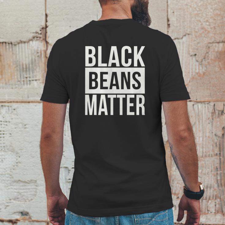 Black Beans Matter Funny T-Shirt Chili Cook Off Tee Mens Back Print T-shirt Funny Gifts