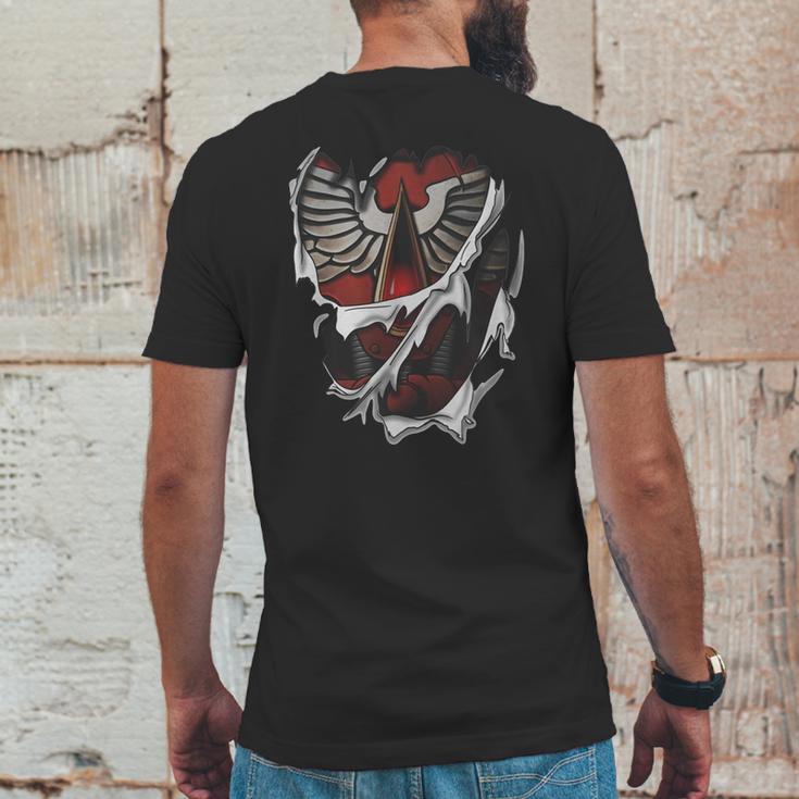 Blood Angels Armor Mens Back Print T-shirt Funny Gifts