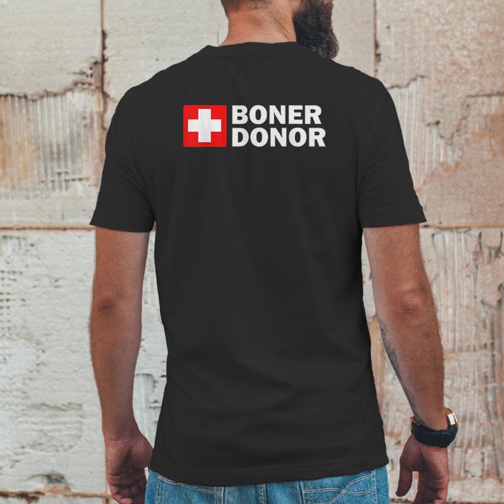 Boner Donor Funny Halloween Costume Mens Back Print T-shirt Funny Gifts