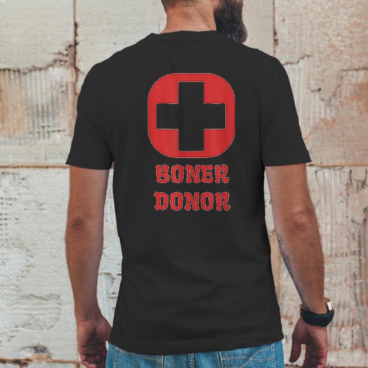 Boner Donor Red Graphic Mens Back Print T-shirt Funny Gifts