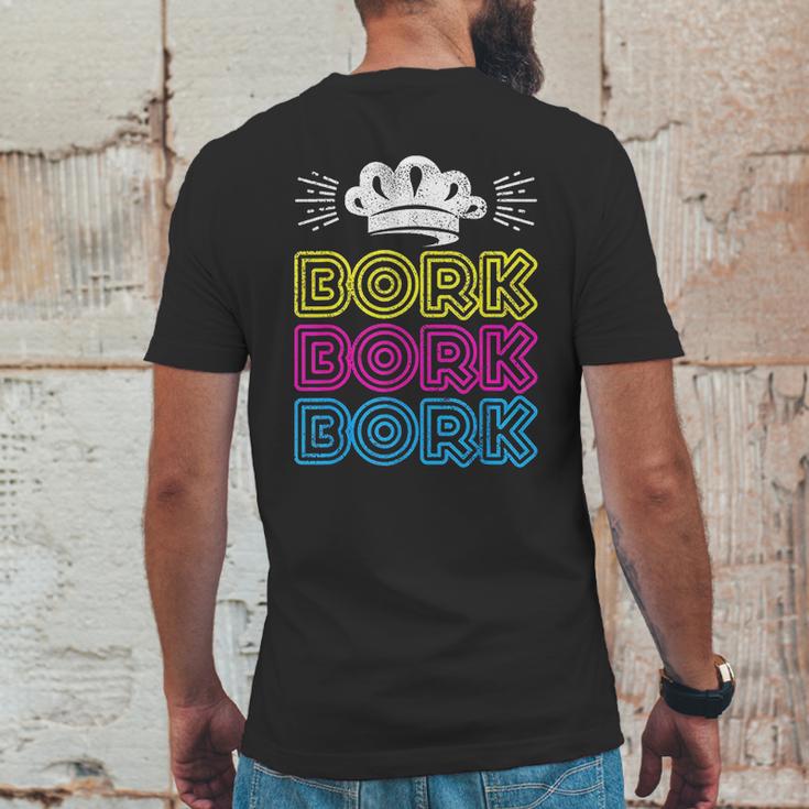 Bork Bork Bork Funny Chef Mens Back Print T-shirt Funny Gifts