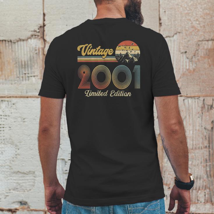 Born In 2001 21 Years Old Gifts Made In 2001 21St Birthday Mens Back Print T-shirt Funny Gifts