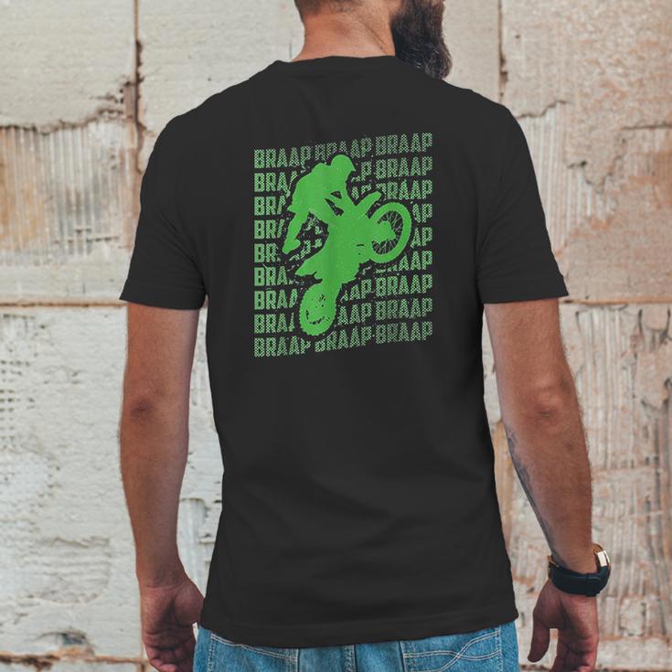 Braap Moto Mens Back Print T-shirt Funny Gifts