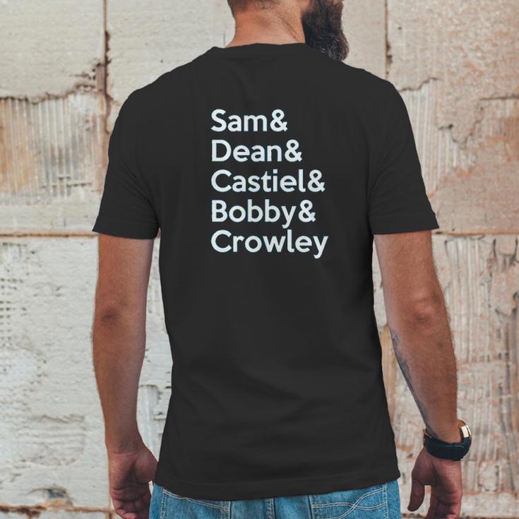 Brand88 - Supernatural Cast Adults Printed Mens Back Print T-shirt Funny Gifts