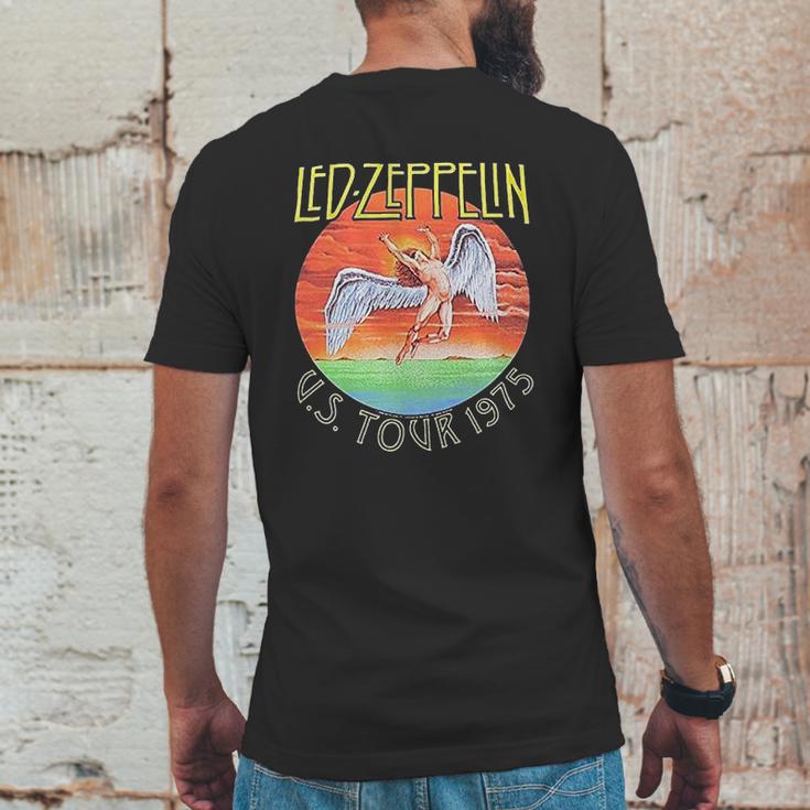 Bravado Led Zeppelin Usa Concert Tour 1975 Mens Back Print T-shirt Funny Gifts