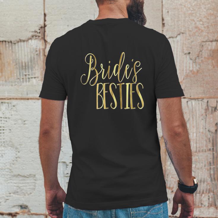 Bridesmaid Brides Besties Wedding Mens Back Print T-shirt Funny Gifts