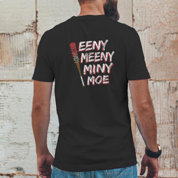 Brisco Brands Eeny Meeny Miny Moe Mens Back Print T-shirt Funny Gifts