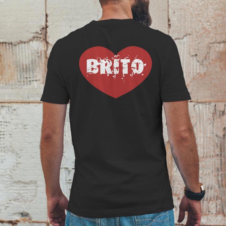 Brito - I Love Brito Mens Back Print T-shirt Funny Gifts