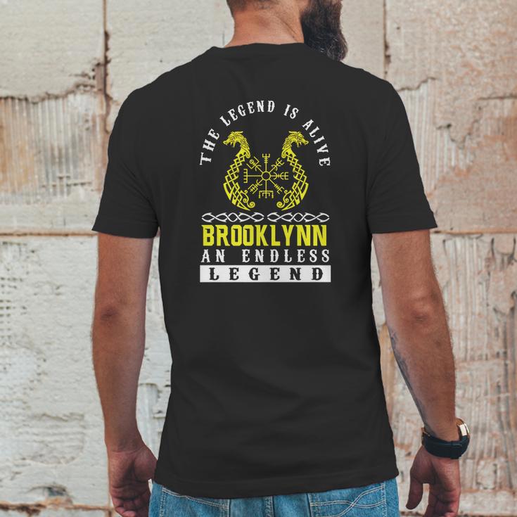 Brooklynn Viking Legends Mens Back Print T-shirt Funny Gifts