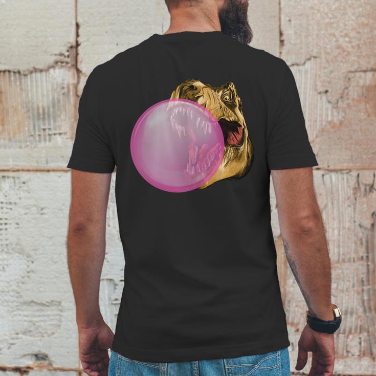 Bubble Gum T-Rex Mens Back Print T-shirt Funny Gifts