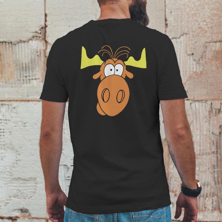 Bullwinkle The Moose Mens Back Print T-shirt Funny Gifts