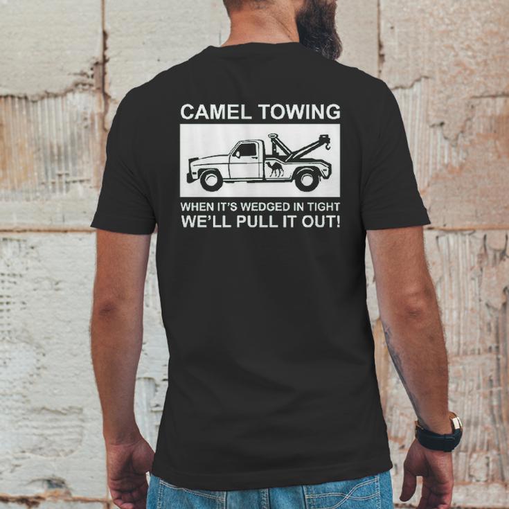 Camel Towing Pull It Out Mens Back Print T-shirt Funny Gifts