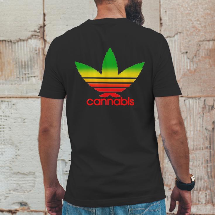 Cannabis T-Shirt Mens Back Print T-shirt Funny Gifts