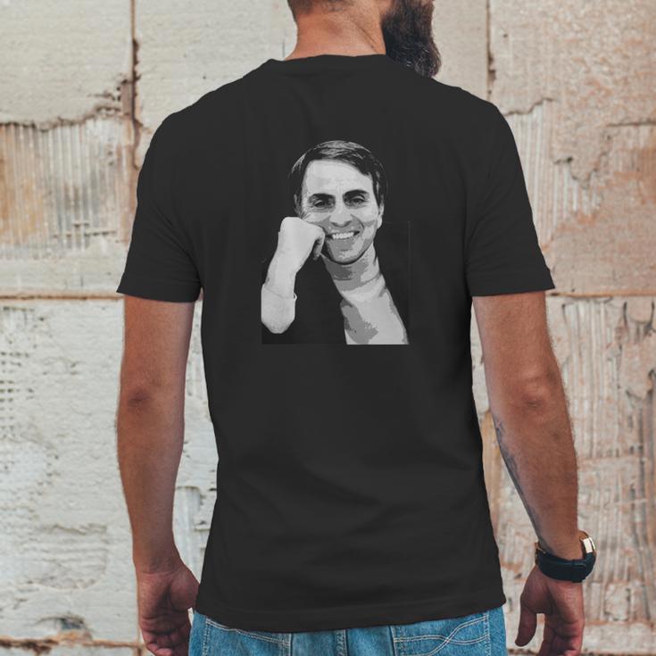 Carl Sagan Mens Back Print T-shirt Funny Gifts