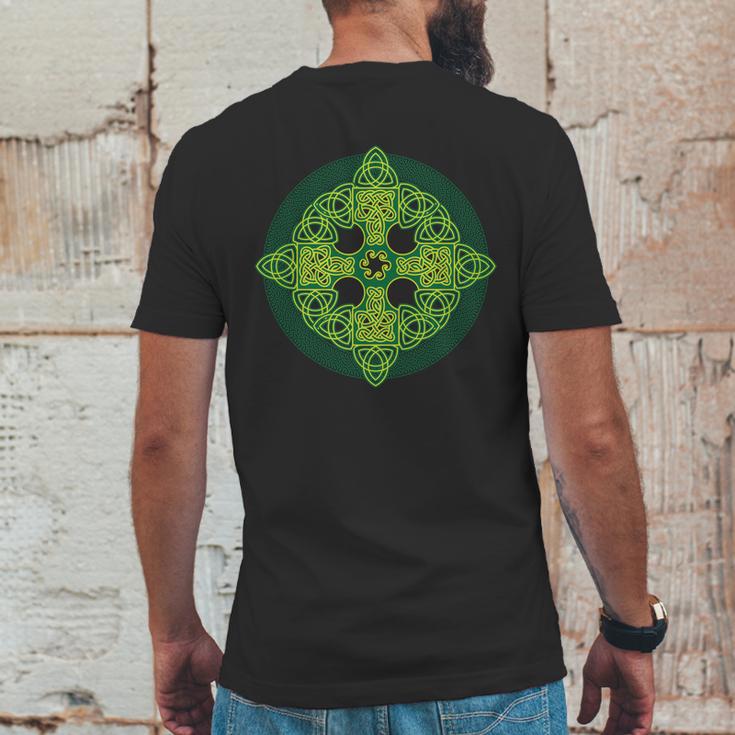 Celtic Knot Cross St Patricks Day Mens Back Print T-shirt Funny Gifts