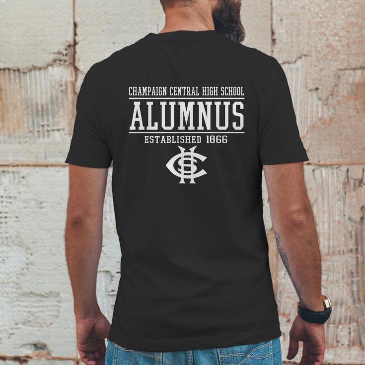 Champaign Central High School Alumnus Mens Back Print T-shirt Funny Gifts