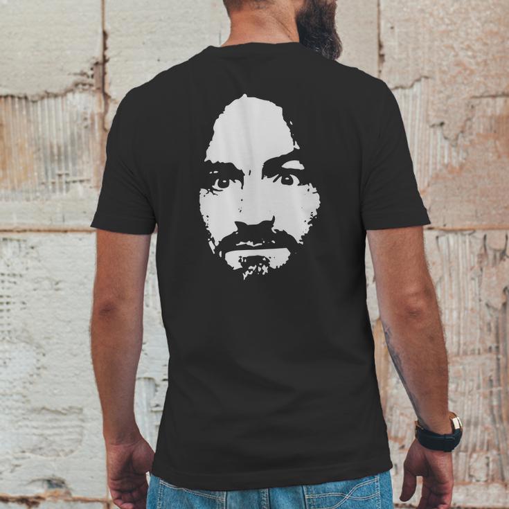 Charles Manson Classic Shirt Mens Back Print T-shirt Funny Gifts