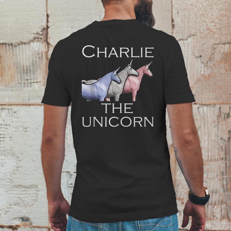 Charlie The Unicorns Shun Mens Back Print T-shirt Funny Gifts