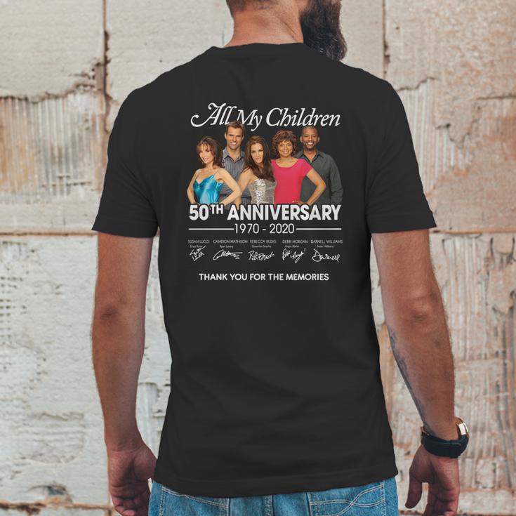 All My Children 50Th Anniversary 1970-2020 Signatures Shirt Mens Back Print T-shirt Funny Gifts