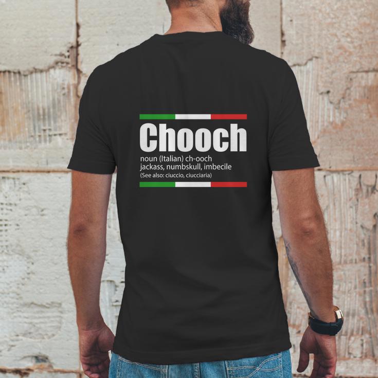 Chooch Italian Slang Funny Sayings Italy Humor Gift Mens Back Print T-shirt Funny Gifts