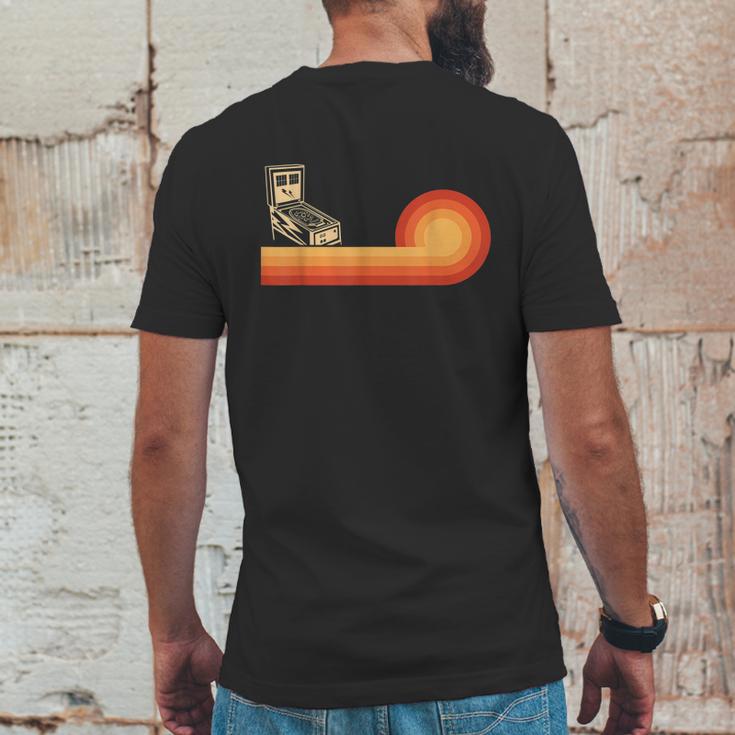 Classic Retro Pinball For Men Vintage Arcade Mens Back Print T-shirt Funny Gifts