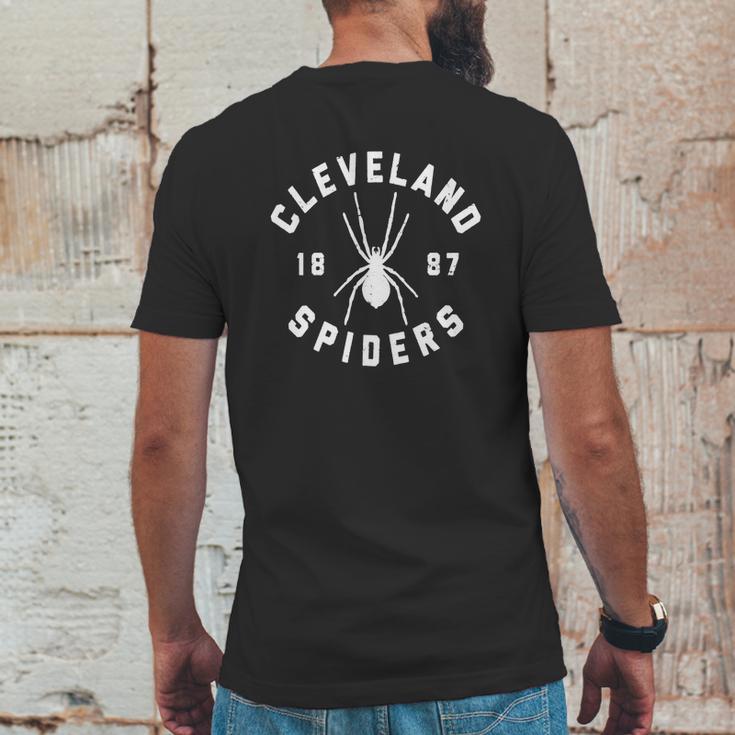 Cleveland Spiders Vintage Tee White Print Mens Back Print T-shirt Funny Gifts