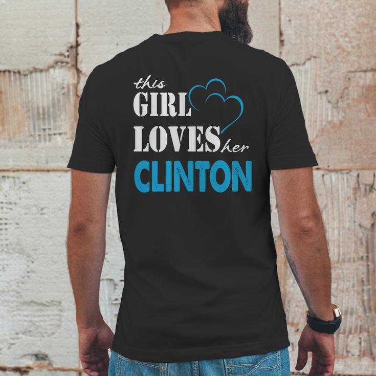 Clinton This Girl Love Her Clinton - Teeforclinton Mens Back Print T-shirt Funny Gifts