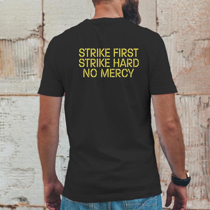 Cobra Kai Karate Kid Merchandise Retro No Mercy Graphic Tee Mens Back Print T-shirt Funny Gifts