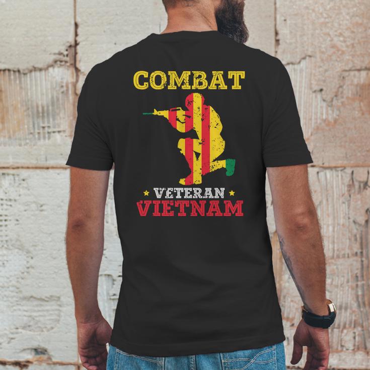 Combat Veteran Vietnam Us Army Veteran Day Army Graphic Design Printed Casual Daily Basic Mens Back Print T-shirt Funny Gifts