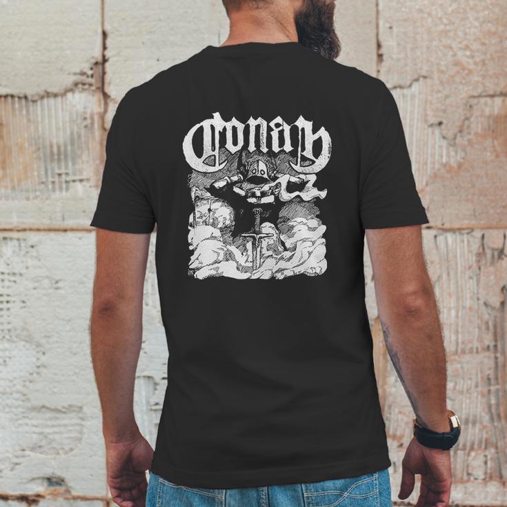 Conan Band Headless Hunter Mens Back Print T-shirt Funny Gifts